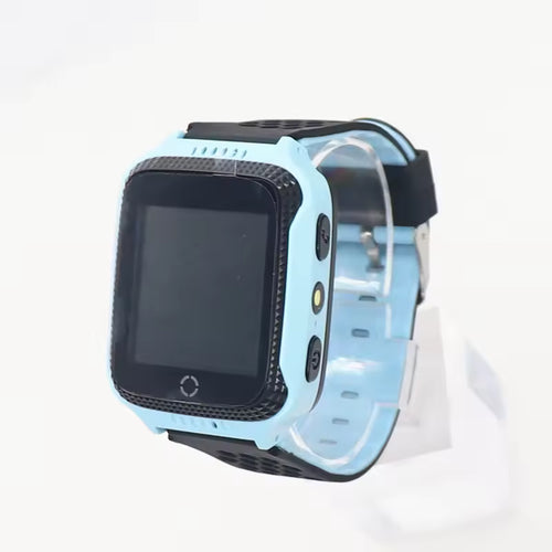 Montre connectée GPS pour enfants Q529 avec lampe torche, appareil photo, écran tactile 1,44", GPS, LBS, appel SOS, localisation et surveillance sonore pour bébé Q528
